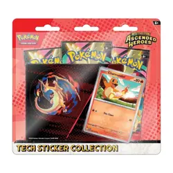 POKEMON ASCENDED HEROES – TECH STICKER SET – CHARMANDER 🟥 - Image 1