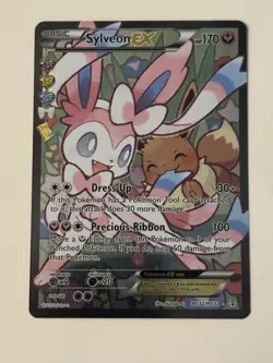 Pokemon Sylveon EX RC32/RC32 Generations Full Art NEW Holo Ultra Rare HP 170 - Image 1