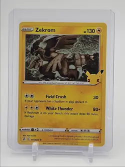 ZEKROM 2021 POKEMON CELEBRATIONS CLASSIC COLLECTION RARE C 010/025 Q6650 - Image 1