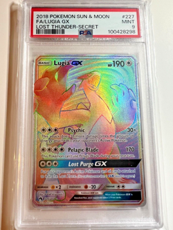 Pokemon TCG - Lugia GX 227/214 Lost Thunder -Sun & Moon- PSA 9 Mint - Low PoP - Image 3