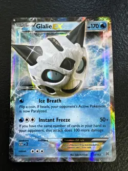 Pokemon TCG Glalie-EX BREAKthrough 34/162 Holo Holo Rare EX - Image 1