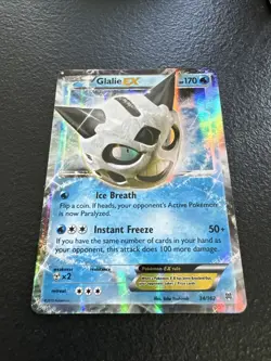 Pokemon TCG Glalie-EX BREAKthrough 34/162 Holo Holo Rare EX - Image 2