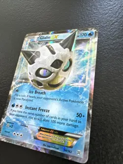Pokemon TCG Glalie-EX BREAKthrough 34/162 Holo Holo Rare EX - Image 3