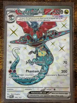 Pokemon Dragapult EX Ultra Rare Holo SV06 Twilight Masquerade 200/167 - Image 1