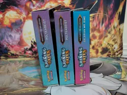 Lot Of 3 Pokemon TCG Shining Fates Mad Party Pin Collection - New/Sealed - Image 1