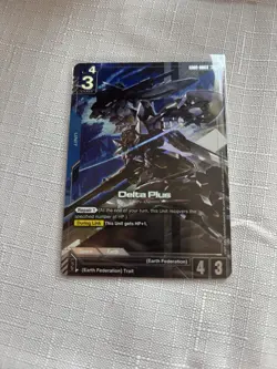 Gundam Card Game Gundam Delta Plus GD01-006 R+ Foil - Image 1