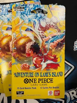 One Piece Adventure On Kami’s Island Sleeved Booster Packs OP15-EB04 Lot (10) - Image 2