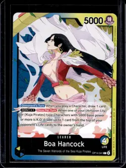 2026 One Piece Azure Sea's Seven Boa Hancock Leader #OP14-041 - Image 1