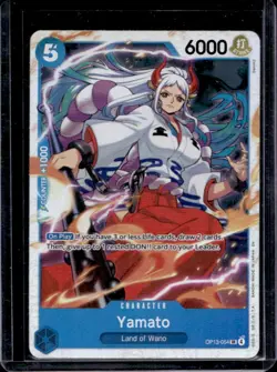 2025 One Piece Carrying On His Will Yamato Super Rare #OP13-054 - Image 1