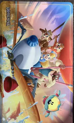 Disney Lorcana TCG Reign of Jafar Chip 'n Dale Rescue Rangers Away! Playmat New - Image 1