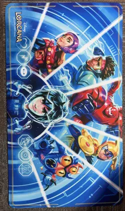 Disney Lorcana Archazia's Island Playmat Big Hero 6 We Could Be Immortals sealed - Image 1