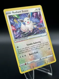 Radiant Eevee SWSH230 SWSH: Sword & Shield Promo Cards Holo NM - Image 2