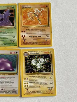 10 Rare Non Holo Fossil Vintage Pokemon Card Set TCG - Image 4
