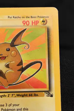 Raichu 29/62 MP Fossil Regular Rare Unlimited Pokemon TCG Card - Image 3