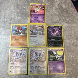 Pokemon Promo Cards Cinccino RC19, Purrloin RC13, Etc. (7 Cards Total) - Image 1