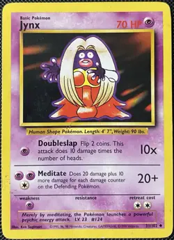 Jynx 031/102 Base Set Regular - Pokemon Card - Image 1