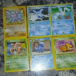 Pokemon TCG Nintendo 21 Card Lot Light Machoke Mankey Dewgong Jigglypuff - Image 3