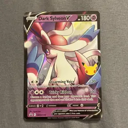 Dark Sylveon V - Pokemon TCG Celebrations Black Star Promo Pokemon Card SWSH134 - Image 1