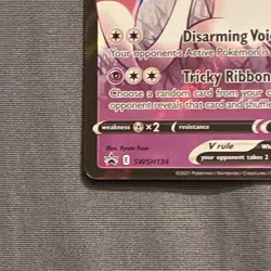 Dark Sylveon V - Pokemon TCG Celebrations Black Star Promo Pokemon Card SWSH134 - Image 5