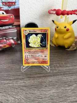 Pokemon Card Ninetales 12/102 Base Set Holo Rare WOTC LP Vintage 1999 - Image 1