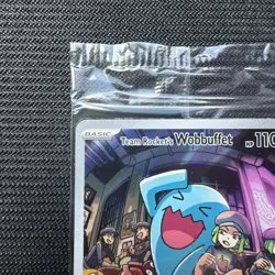 SEALED Team Rocket's Wobbuffet 203 Sv: Scarlet & Violet Promo Cards Holo - Image 2