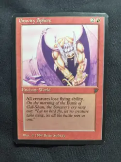 Gravity Sphere Legends MP (Rare Reserved List MTG Magic Card) - Image 1