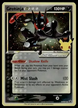 Pokemon: SWSH: Sword & Shield Promo Cards Greninja Star #SWSH144 Promo,Holo .P2N - Image 1