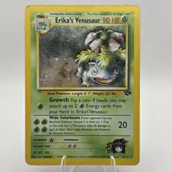 Pokemon Cards: Gym Challenge Rare Holo: Erika's Venusaur 4/132 - Image 1