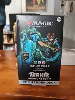 Magic The Gathering Tarkir: Dragonstorm Temur Roar Commander Deck - Image 1
