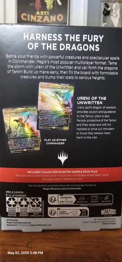 Magic The Gathering Tarkir: Dragonstorm Temur Roar Commander Deck - Image 3