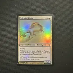 MTG Celestial Kirin #3 Foil Saviors of Kamigawa Mint Magic the Gathering - Image 1