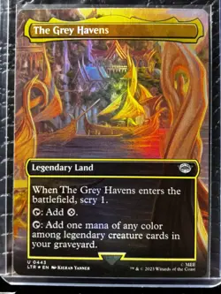 The Grey Havens (Borderless) Universes Beyond: LOTR Uncommon NM Foil - Image 1