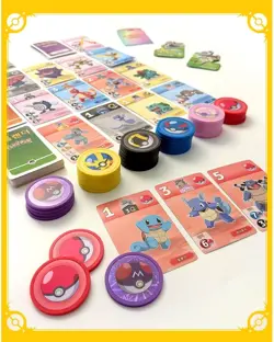 Splendor Pokemon Edition Board Game Korea Ver. Pikachu Charmander Card - Image 4