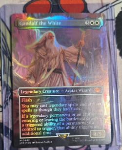 MTG Gandalf the White Foil Rare Legendary Creature EN M0442 Lord of the Rings - Image 1