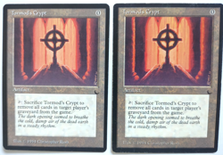 2x Tormod’s Crypt The Dark MTG 1994 Vintage Artifact MP Old School - Image 1