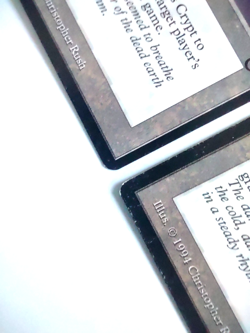 2x Tormod’s Crypt The Dark MTG 1994 Vintage Artifact MP Old School - Image 5
