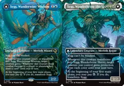 [1x] Sygg, Wanderwine Wisdom // Sygg, Wanderbrine Shield - Foil - Borderless Nea - Image 1