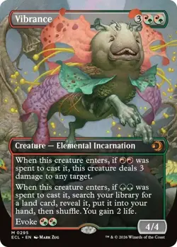 [1x] Vibrance - Borderless Near Mint, English Lorwyn Eclipsed MTG Magic - Image 1