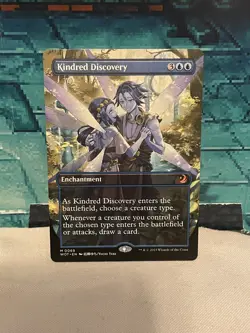 Kindred Discovery (Anime Borderless) Wilds of Eldraine: Enchanting Tales Regular - Image 1