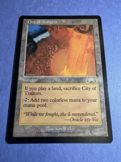 City of Traitors - Exodus - Magic The Gathering - MTG - NM Condition 3/3 - Image 1