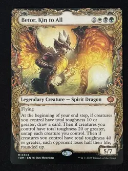 1x MTG Betor, Kin to All (Showcase) - Tarkir: Dragonstorm (TDM) #308 - Magic - Image 1
