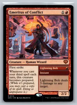 Magic: The Gathering -SOS- Emeritus of Conflict (MYTHIC) #45 - Image 1