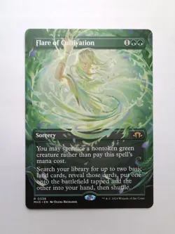 MTG Flare Of Cultivation (MH3) Modern Horizons 3 Borderless Regular Rare 338 - Image 1