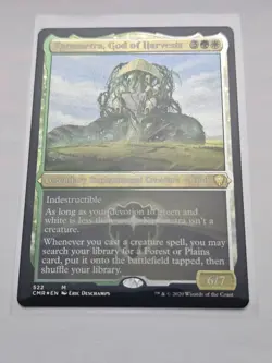 Mtg - Karametra, God of Harvests (Foil Etched) - (CMR) - Mythic - #522 - NM - Image 1