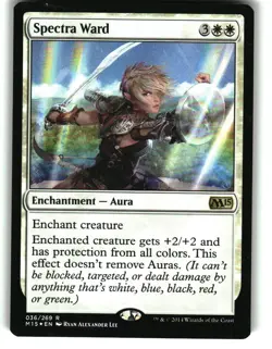 Magic the Gathering - Magic 2015 (M15) Spectra Ward 2015 36 Rare Foil - Image 1