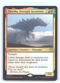 ZILORTHA, STRENGTH INCARNATE 366 RARE COMMANDER MASTERS MAGIC: THE GATHERING NM - Image 1