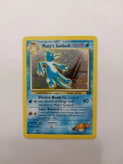 Pokemon Misty's Golduck Gym Challenge 70HP Holo Rare Card 12/132 English - Image 1