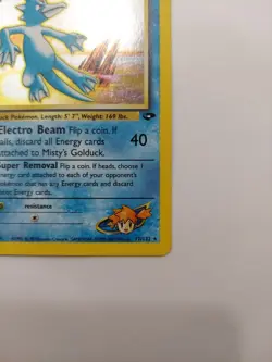 Pokemon Misty's Golduck Gym Challenge 70HP Holo Rare Card 12/132 English - Image 4