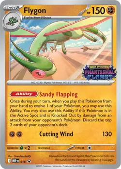 Flygon (016) (Prerelease) [Mega Evolution Promo] Near Mint Holofoil - Image 1