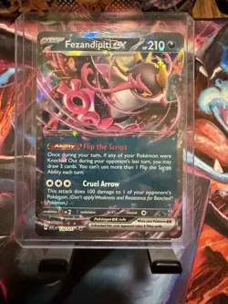 Pokemon Fezandipity ex 142/217 Ascending Heroes English NM Pack To Sleeve Pulled - Image 1